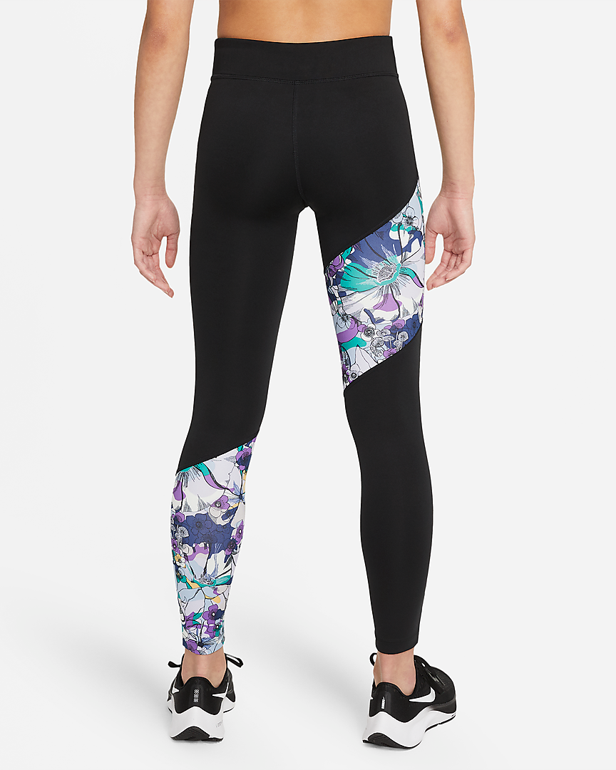 Buy SOIE High Waist Ankle Length Quick Dry Printed Sports Leggings With  Side Pockets-Multi-Color Online